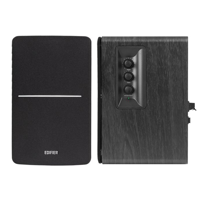 Regallautsprecher Edifier R1280DBs 42W Bluetooth 5.0 Schwarz - RCA/Optisch/Koaxial