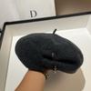 Australian Wool Beret Women'S French Personality Irregular Cross Star Anise Bud Hat Sweet Cool Painter Hat