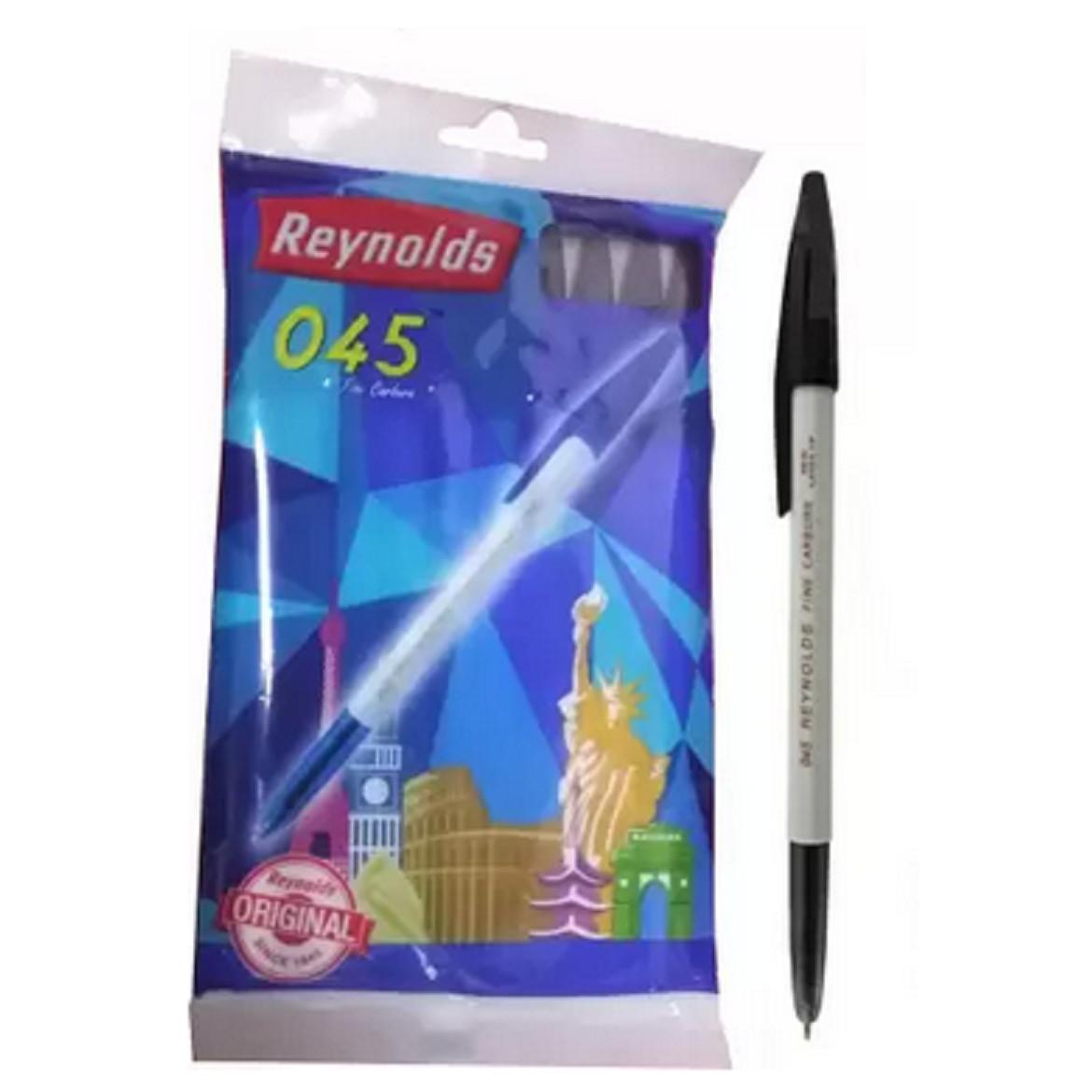 

@ Reynolds 045 Black Ball Pen Ink Color Black For School Zr-2097-60%Off