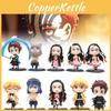 Cute Nezuko Kamado Keychain Figure Anime Doll Collectible Toy For Demon Slayer Fans