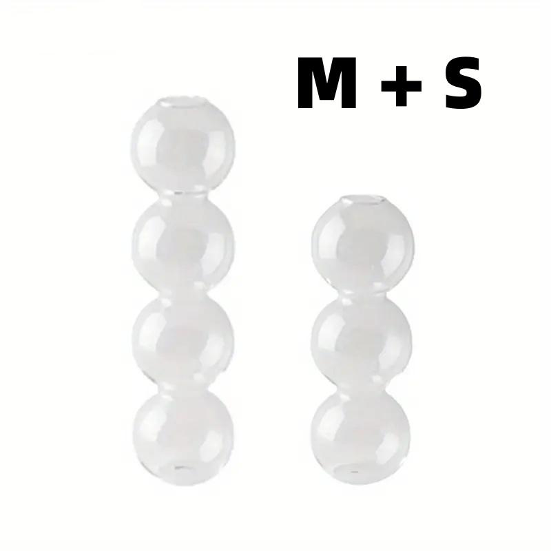 Exquisite Bubble Glass Vase Hydroponic Flowers Pot Elegance Chic Artistic Decoration for Home Decor Nordic Inspired Centerpiece