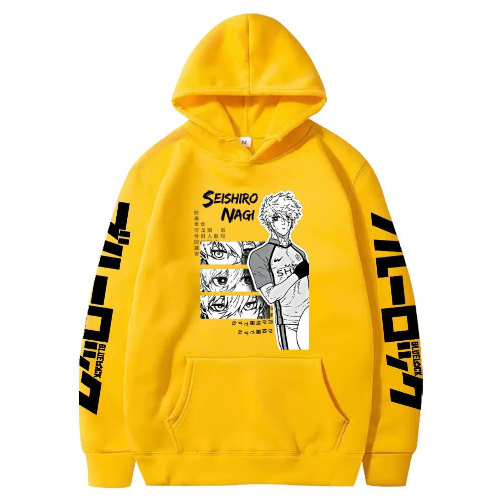 Seishiro Manga Printed Hoodie Men s and Women s Sportswear Autumn/Winter Long Sleeve Wool Warm Hoodie XXXL