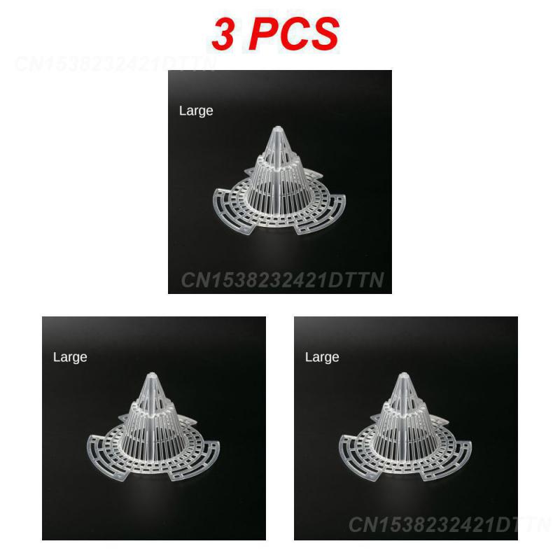 1/2/3PCS Flowerpot Hole Mesh Pad Durable Three-dimensional Tapered Gasket Garden Supplies Flowerpot Tapered Gasket Waterproof