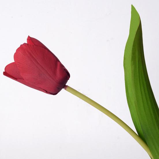 14" Umělé Tulipány Realistické na Dotek Dlouhá Stonek Umělý Tulipán pro Jaro Velikonoce Domov Kuchyně Svatba Kytice Dárky ke Dni Matek