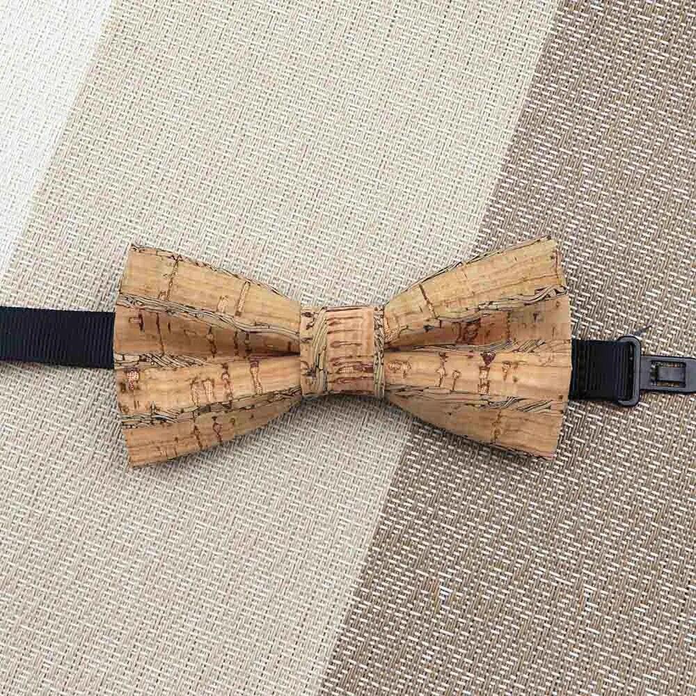 1PC, Fashion Bow Shape Bow Tie, Double Layer, Wood, Gentleman,Handmade, Butterfly,