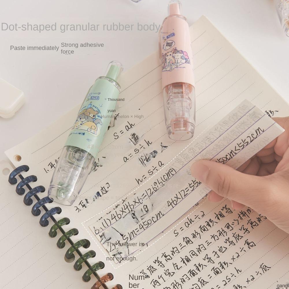 Pen Style Cartoon Double-sided Tape Stationery Roller Glue Tape  Photo Album