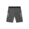 Men's Outdoor Quick-Dry Elastic Training Shorts with Reflective Details