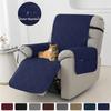 1Seater Waterproof Recliner Cover Anti-Slip Armchair Slipcover With Elastic Strap Sofa Couch Furniture Protector For Living Room