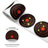 4-Inch Fluorescent Yellow Splatter Shooting Target Stickers