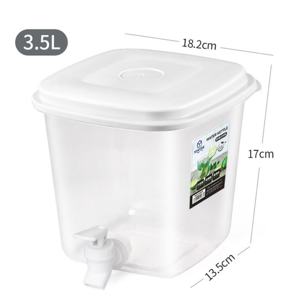 With Lid Refrigerator Cold Water Kettles Faucet Kitchen Storage Bucket New Drink Dispenser