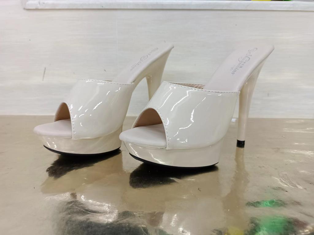 Women's 2025 New Summer Fashion Slippers - 13CM Stiletto High Heels, Versatile Sexy Internet Celebrity Style