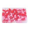 100PCS Reusable Pink Red Thumbtack Love Heart Fixed Push Pin Photo Pins Thumb Tacks Board