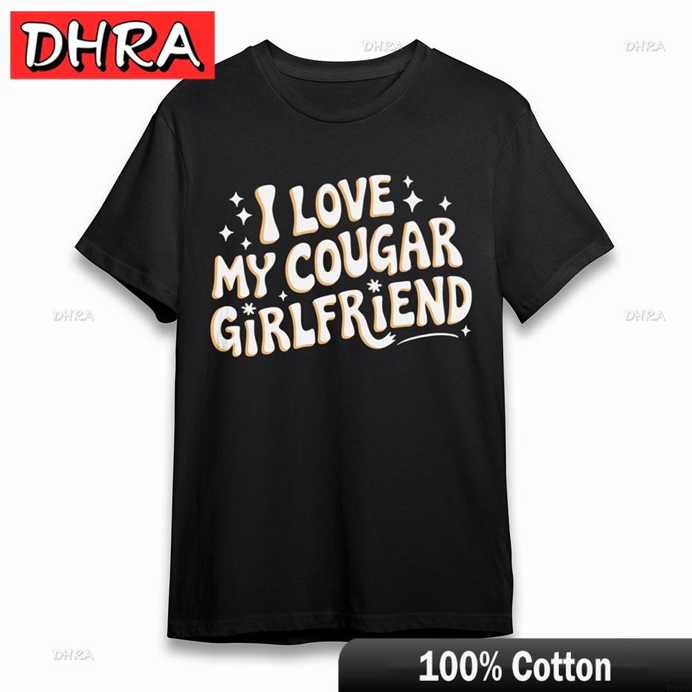 

Unisexs Fashion TShirt Cougar Girlfriend Graphic Tee Black Cotton Short Oversize Clothing TShirts Chilean for Vacation Girls 4XL