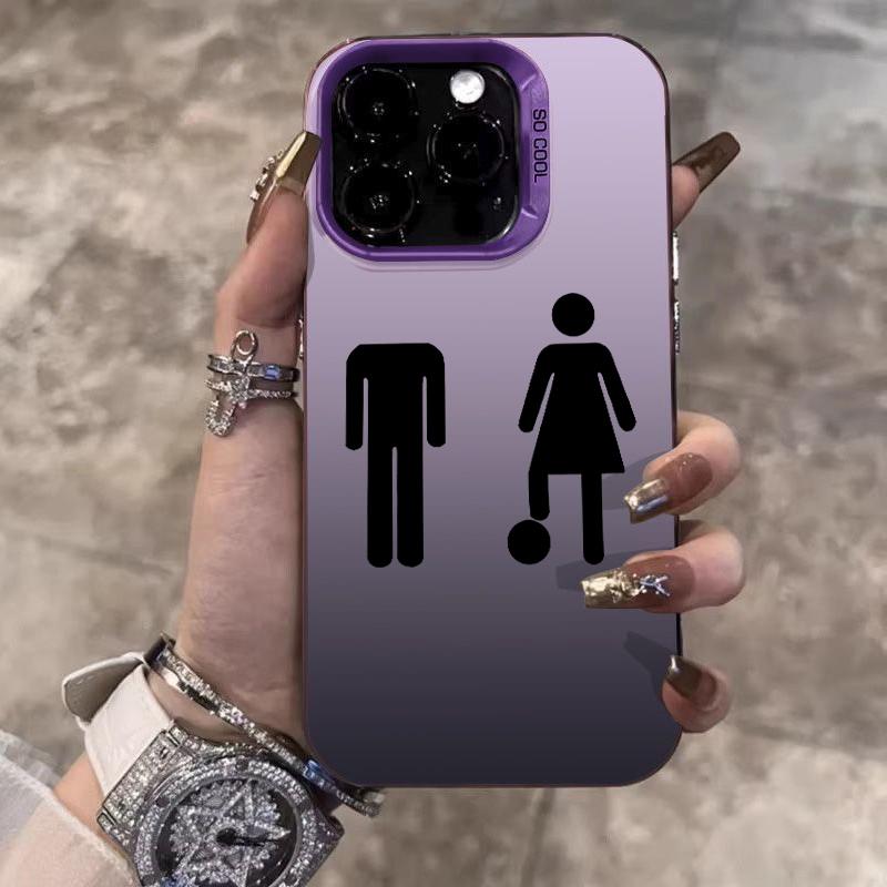 

Creative Kick Head Design IMD Phone Case For iPhone 16 Pro Max 15 14 13 12 11 16E 17 Air X XR XS Max 7 8 Plus Shockproof Cover iPhone XS Max
