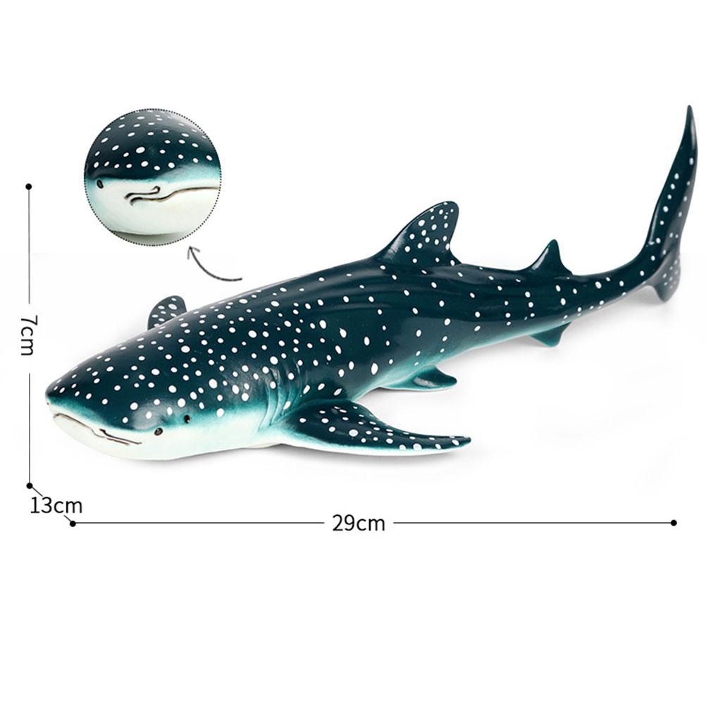 Simulation Marine Animal Model Whale Shark Big Humpback Whale Toys синий