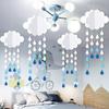 3Pcs Cloud Rain Decoration Ceiling Artificial Cloud Props Stage Performance Party Decoration Children'S Bedroom Decoration
