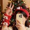Soft Warm Santa Claus Headband Joyful Christmas Tree Wristband Creative Hairband Home Party Supplies Hair Accessories