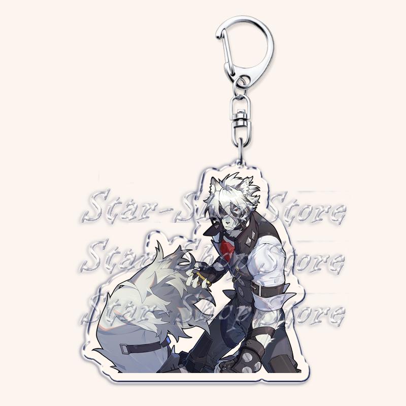Hot Zenless Zone Zero Keychains for Womens Accessories Bag Ellen Joe Bangboo Miyabi ZZZ Anby Jane Doe Nicole Keyrings Fans Gifts