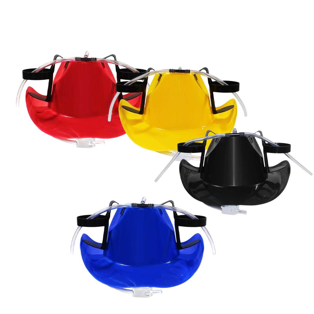 Lazy Lounged Straw Caps Beer Birthday Party Funny Unique Toy Prop Holder Guzzler Helmet Drinking Beer Cola Coke Soda