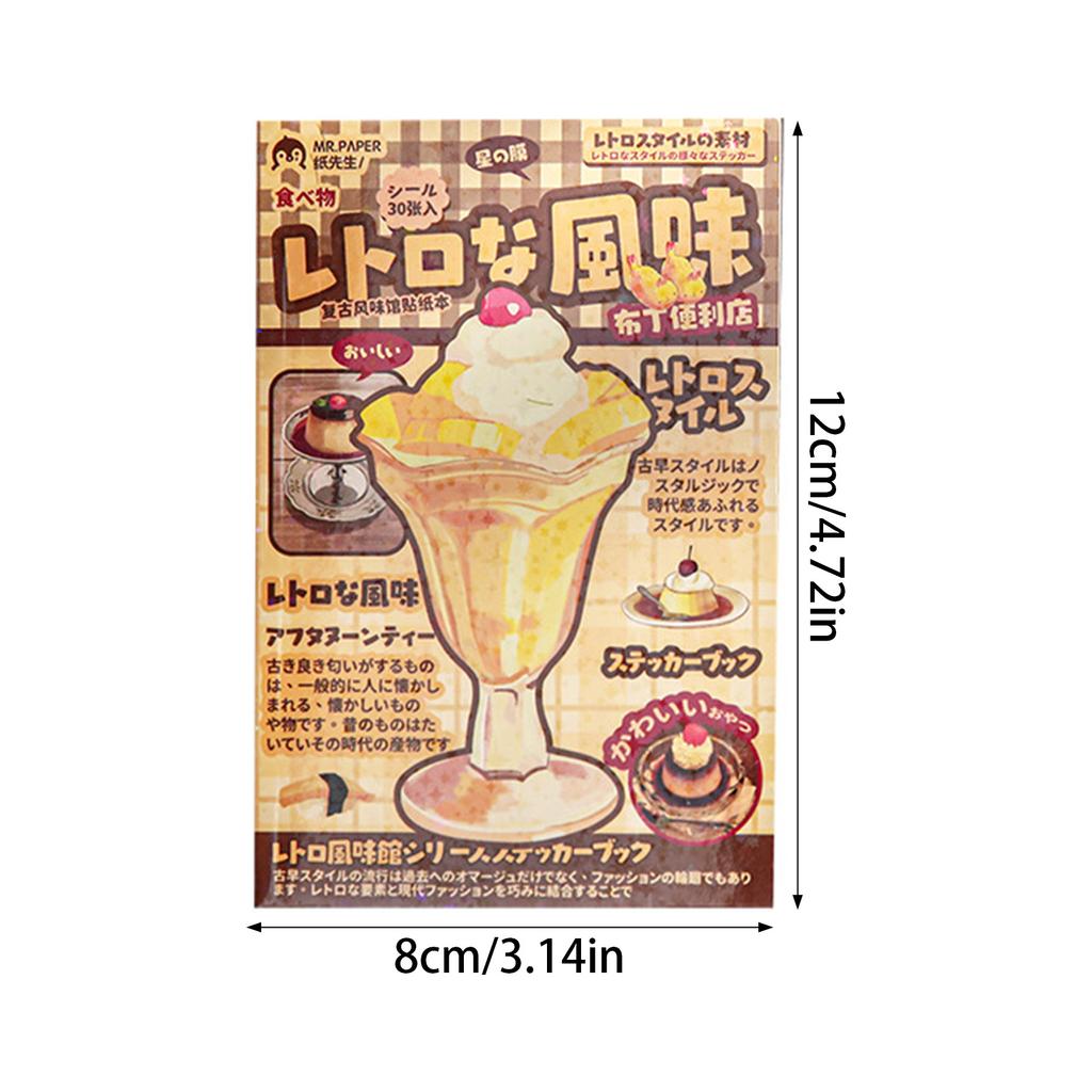 Japanese Style Cute Stickers Book Multi-theme Manga Handbook Decorative Sticker for Birthday & Back to School Gift