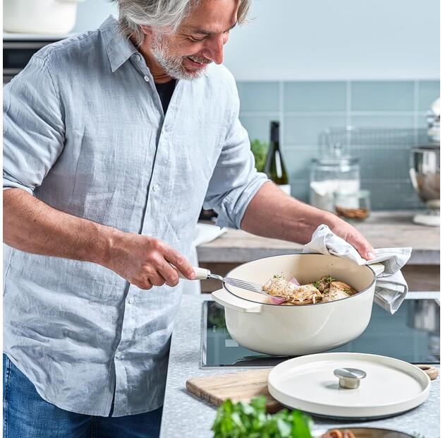 Cast Iron Roaster KitchenAid Oval 30 Cm Cream (CC006062-001)