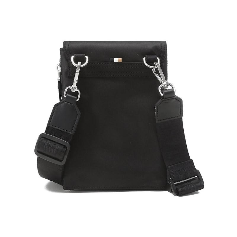 New HUGO BOSS Polyester Shoulder Bag Men's Black 50512070001