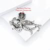 Luxury Rhinestone Octopus Brooches for Women Unisex Marine Life Pins Friend Event Party New Gifts Jewelry Decoration Accessories