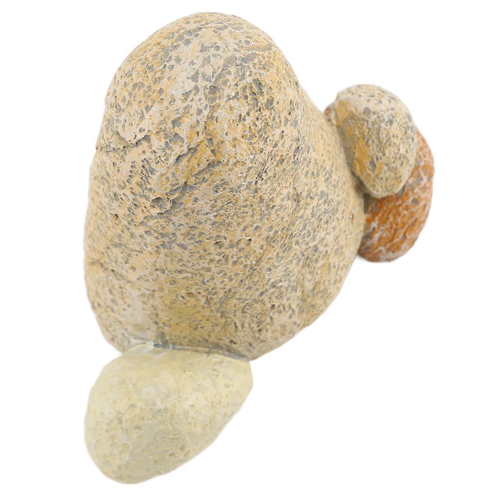 Fake Rock Key Box Simulation Decorative Resin Outdoor Stone Ornament Key Box for Garden Yard