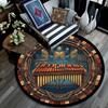 Xylophone Orchestra Scene Round Area Rug Under Office Chairs Bedroom Living Room Home Decor