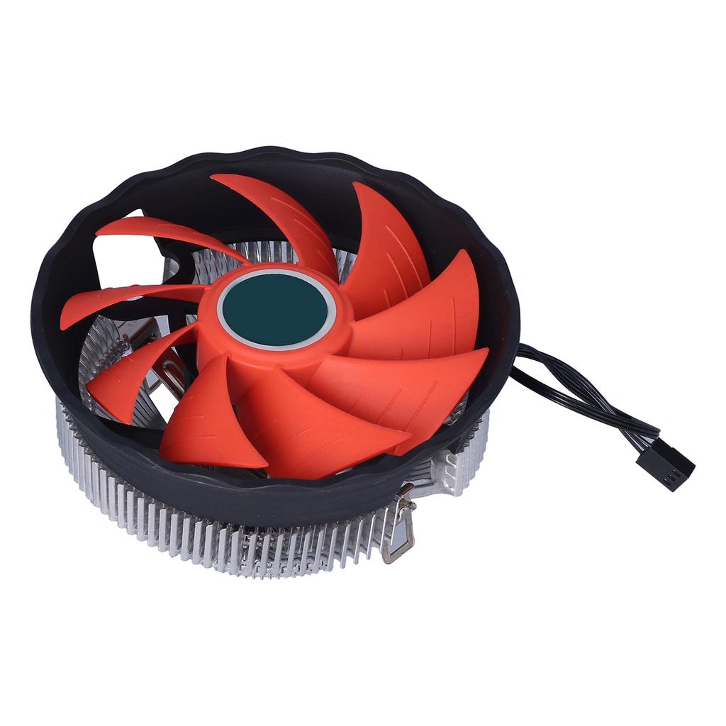 CPU Cooler Pure Aluminum Material Dispersed Conduction Silent Heat Dissipation Cooling Fan for Office Computer
