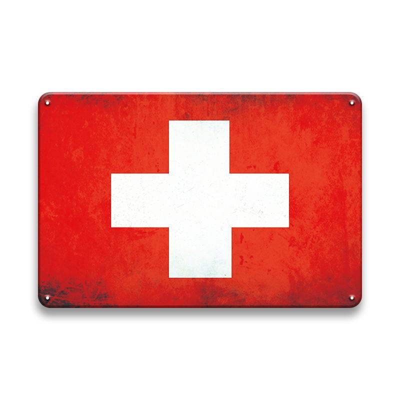 INEED Decor Land Vlag Vintage Posters Plaquette Metalen Bord Muur Kunst Decoratie Tin Bord Bar Pub Woonkamer Thuis Ijzer schilderen