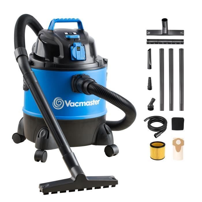 Aspirateur Eau Et Poussière - Vacmaster - VQ1220PFC - 1250W - 20L - Industriel