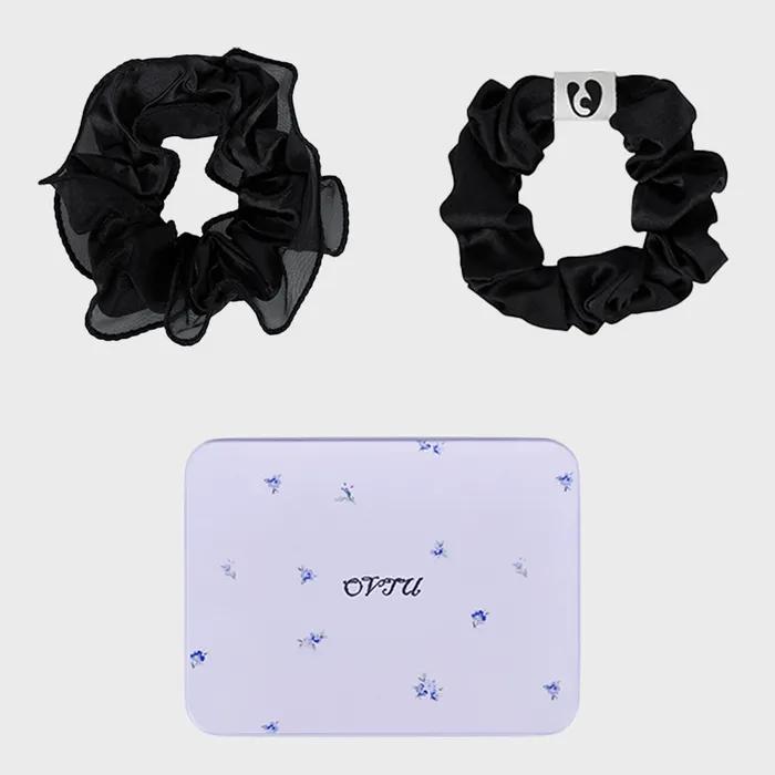 Soft Satin Scrunchie Set_4 colors