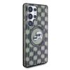 Karl Lagerfeld Button Case Karl & Choupette Heads On Kl Pattern Magsafe For Samsung Galaxy S25 Ultra Black