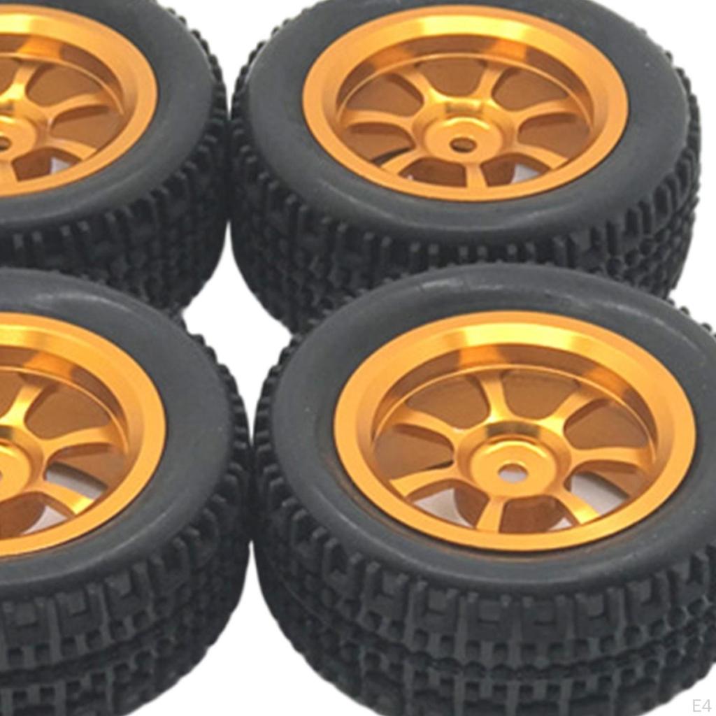 Of Rubber Tires & Wheels Rims 12mm A949 A959 for WPL C14 C24 D90 D91 Model Buggy DIY