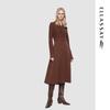ELLASSAY Elegant Wool Cashmere Knit Midi Dress