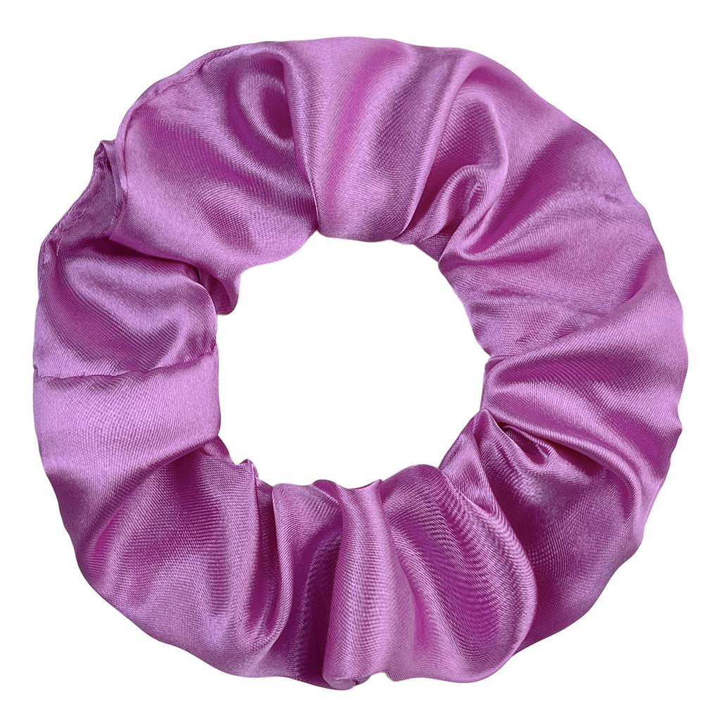 5 Stück Trendige Weinfarbe Satin Scrunchies Damen Niedliche Haarschmuck Mädchen Lila Violett Serie Scrunchies Elastische Haargummis