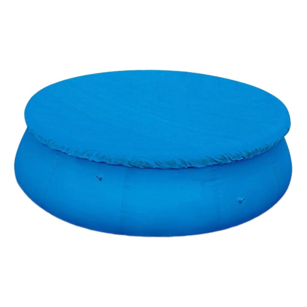 Round Pool Cover PE Round Inflatable Swimming Pool Cover for Outdoor Paddling Garden Swimming Pool Cover Family Pool Cover