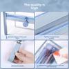 Spacious Transparent Pencil and Cosmetic Case for Exams: Multi-Function, Easy-Access Stationery Bag