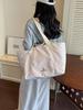Lightweight Short-Distance Travel Tote: New Fashion Solid Color Handbag with Large Storage Capacity