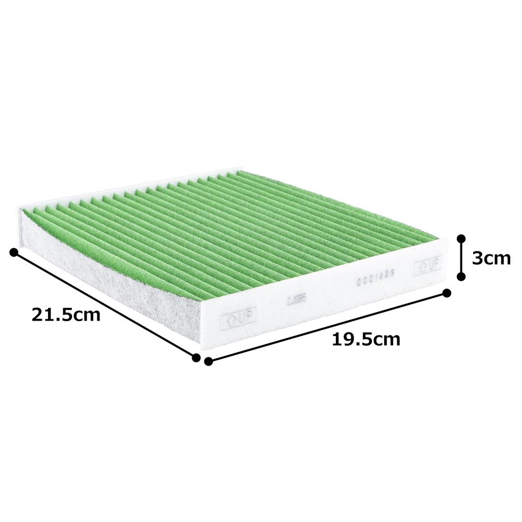DENSO Car Air Conditioner Clean Air Filter DCC1009 High Dust compatibility confirmation Filter, (014535-0910), Removal, PM2.5 Protection,