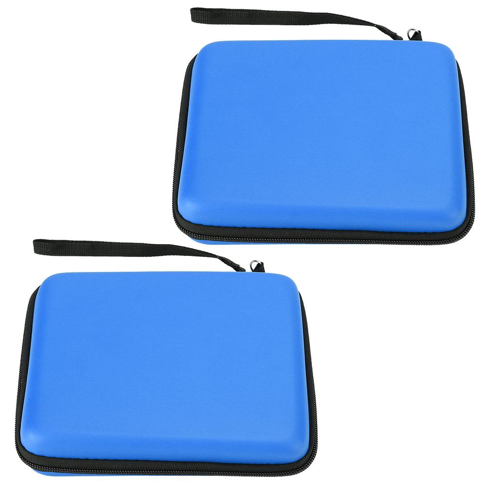 2Pcs EVA Hard Package Case  Storage Portable Bag Protective Case with Lacing for 2DS