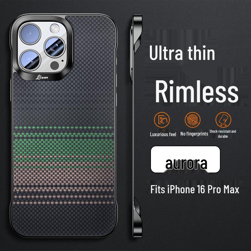 Kevlar Aramid Fiber Magnetic Case for Apple 17 Pro Max - Borderless Design
