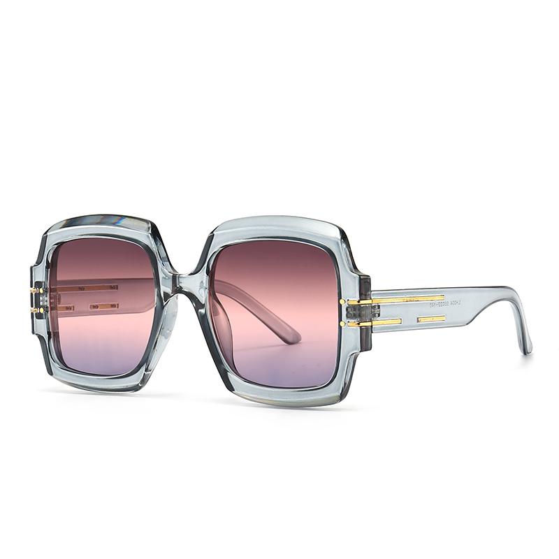 

Cross-Mirror Export New Modern Retro Square Frame Sunglasses Ins Style Street Photography Big-Name Sunglasses Lh004