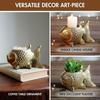 Aluminium Fish Figurine for Good Luck & Success,Candle Holder for Home Dcor Tabletop Living Room,Showpiece for Valentine's Day,Birthday