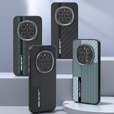 Für Honor Magic 7 Hülle Schlank Rigid Magsafe Magnetisches Kabelloses Ladegerät Kohlefaser Hülle Abdeckung Honor Legierung Linse Rutschfester Griff