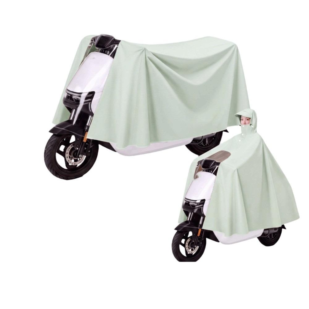 Enlarged Rain Cover Thickened Electric Scooter Rain Poncho Comfortable Fit Rain Poncho Riding