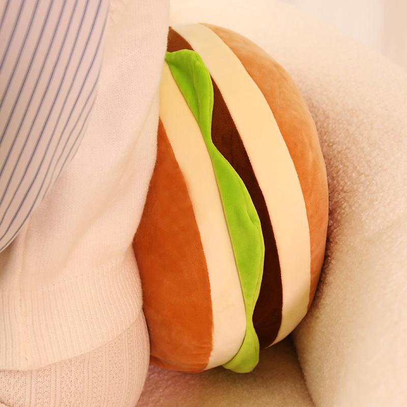 French Fries Hamburger Plush Toy Cute Pizza Foodie Snack Throw Kawaii Christmas Gift Pillow Kids Stuffed Toys Room Decoration
