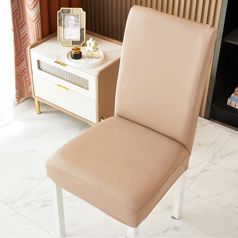 Technology Leather Waterproof and Oil-proof Chair Cover for Dining Table Seat Cover for Home Living Room Chair Cover