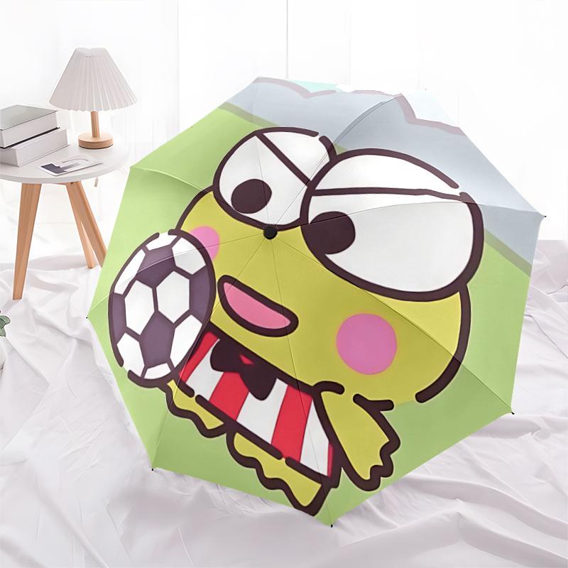 

1pc Kawaii Soccer Ball Umbrella: Automatic Opening & Closing, Portable Design, Outdoor Use, Perfect Gift for Fans and Travelers!Z081